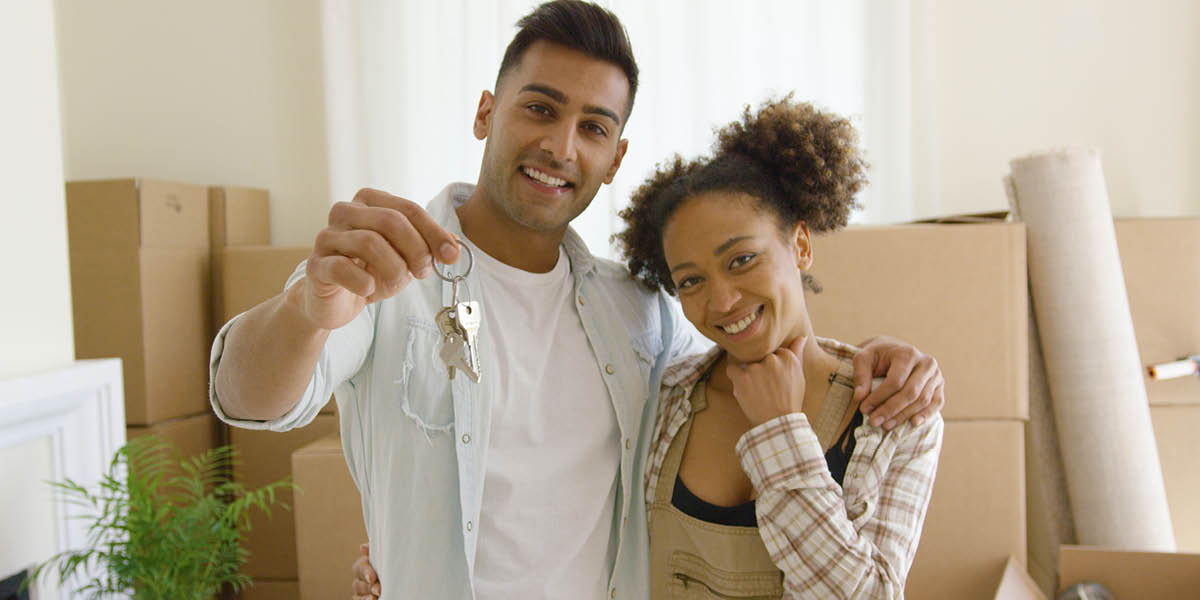 young homeowner couple