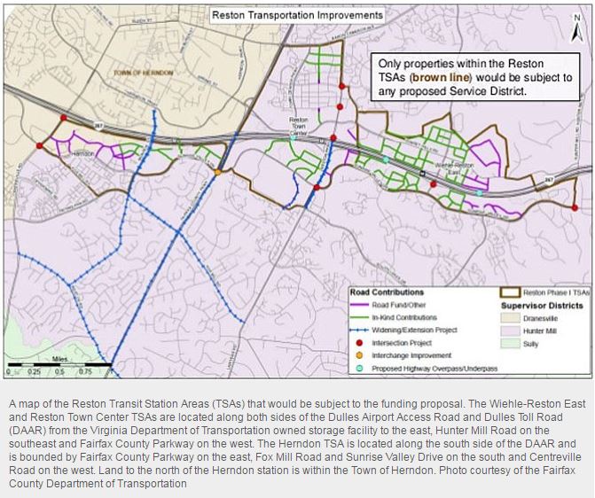 Reston Transportation Map