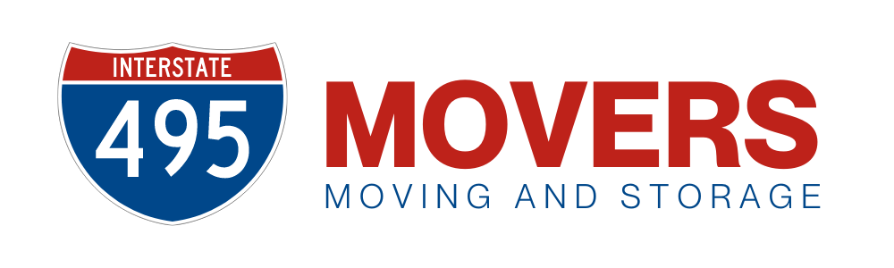 (MAIN LOGO) 495 Movers Logo Horizontal - Blue