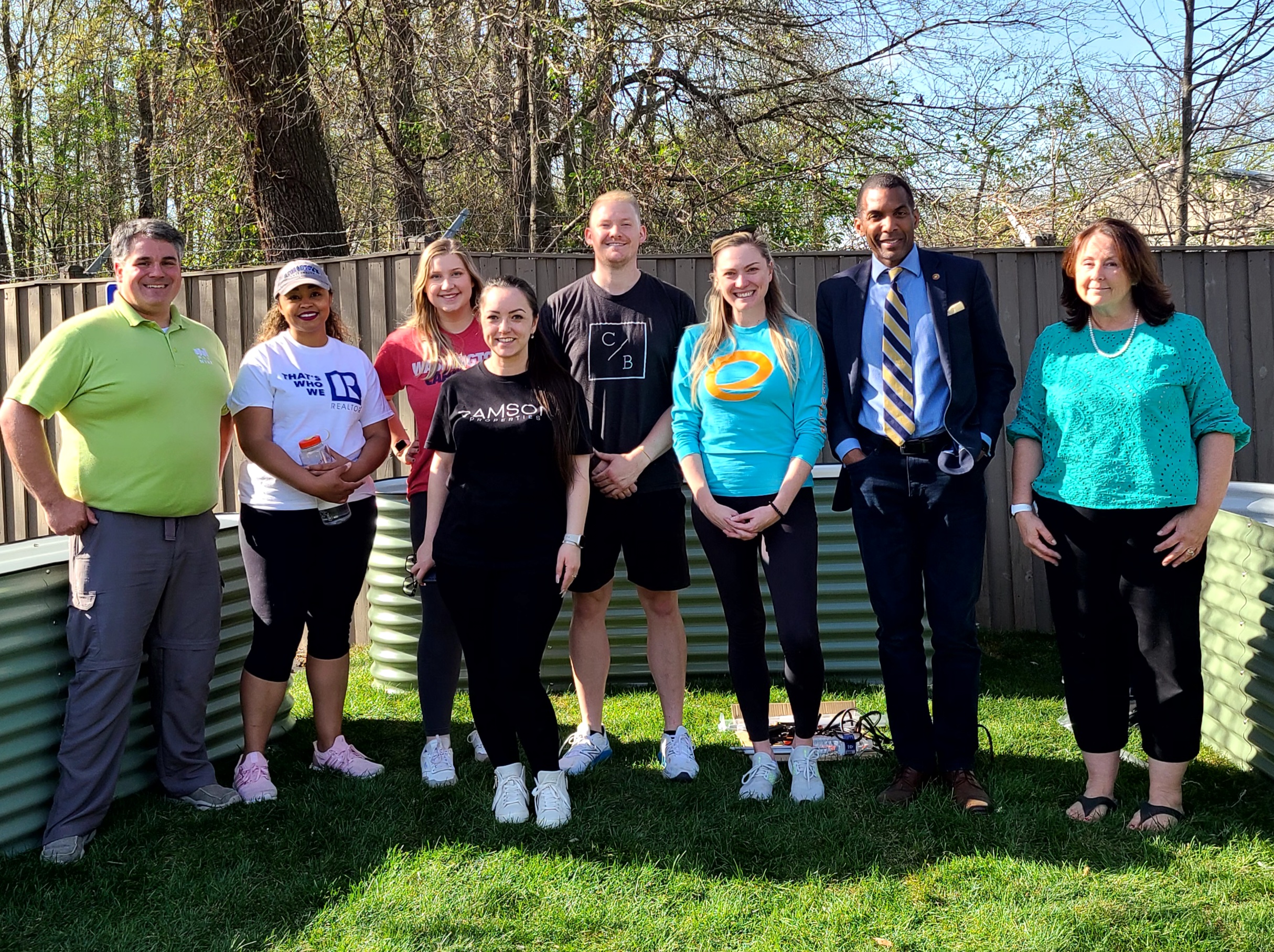 Rodney Lusk and NVAR Community Garden Build