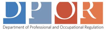 Department of Professional and Occupational Regulations logo
