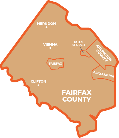 Map Of Northern Virginia Counties