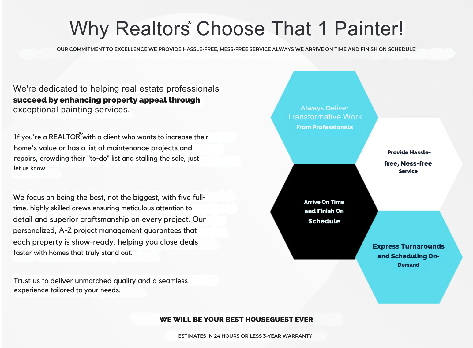 Why Realtors® Choose That 1 Painter!