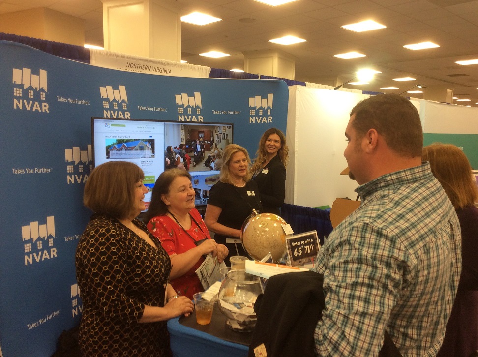 NVAR staff at booth NAR Midyear