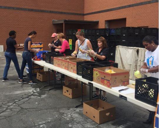 Realtors taking part in hunger relief charity